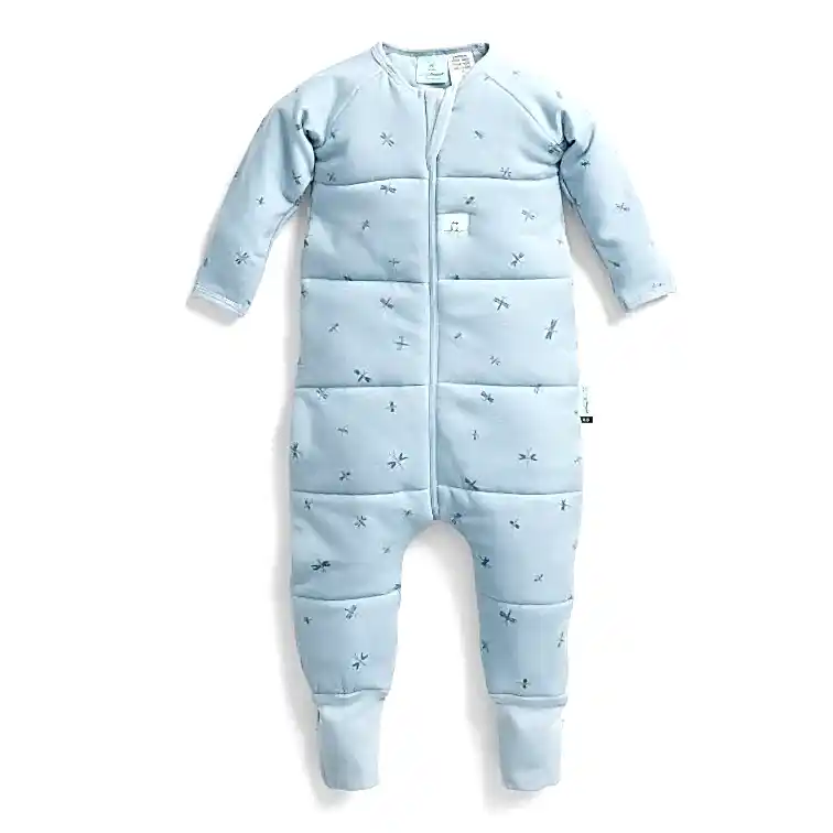 ErgoPouch Australia ErgoPouch Organik Koton Uyku Tulumu 2.5 TOG Dragonflies Mavi
