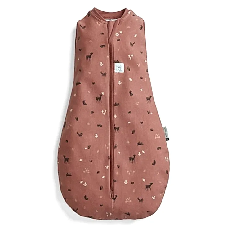 ErgoPouch Australia ErgoPouch Organik Pamuklu Kundak 1.0 TOG Forest Friends Kahverengi