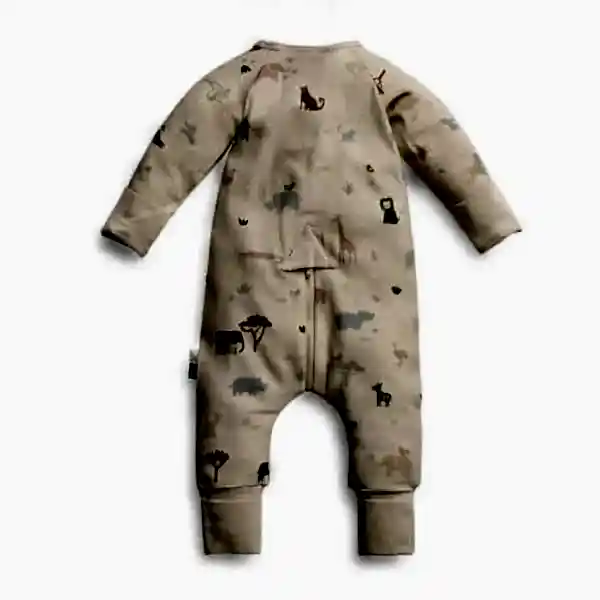 ErgoPouch Australia ErgoPouch Organik Pamuklu Patikli Pijama Tulum 1.0 TOG Savannah Krem - Uyku Tulumu - Görsel 2