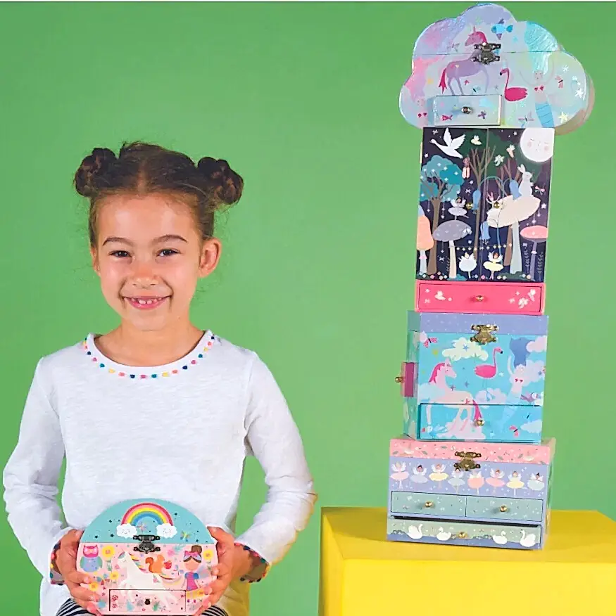 Floss Rock Çekmeceli Müzikli Mücevher Kutusu - Rainbow Fairy