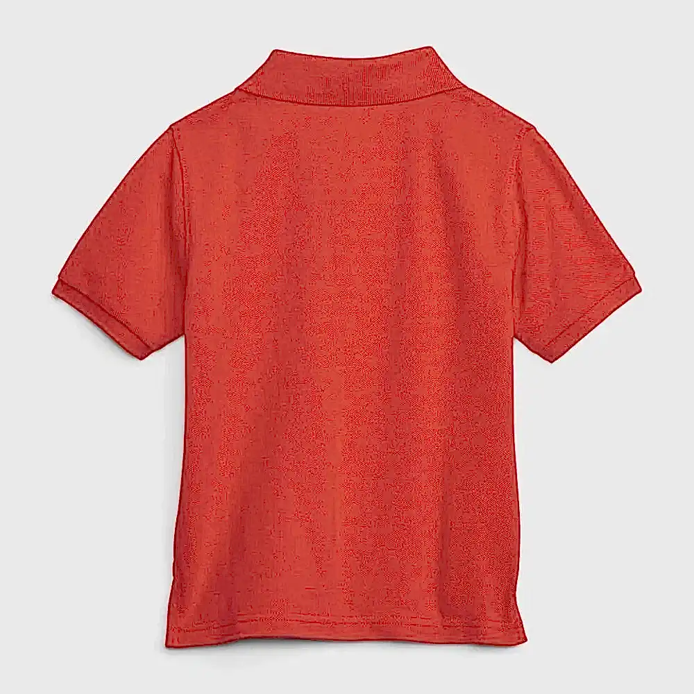 GAP Logolu Erkek Bebek Polo Yaka Kısa Kol T-shirt Kırmızı