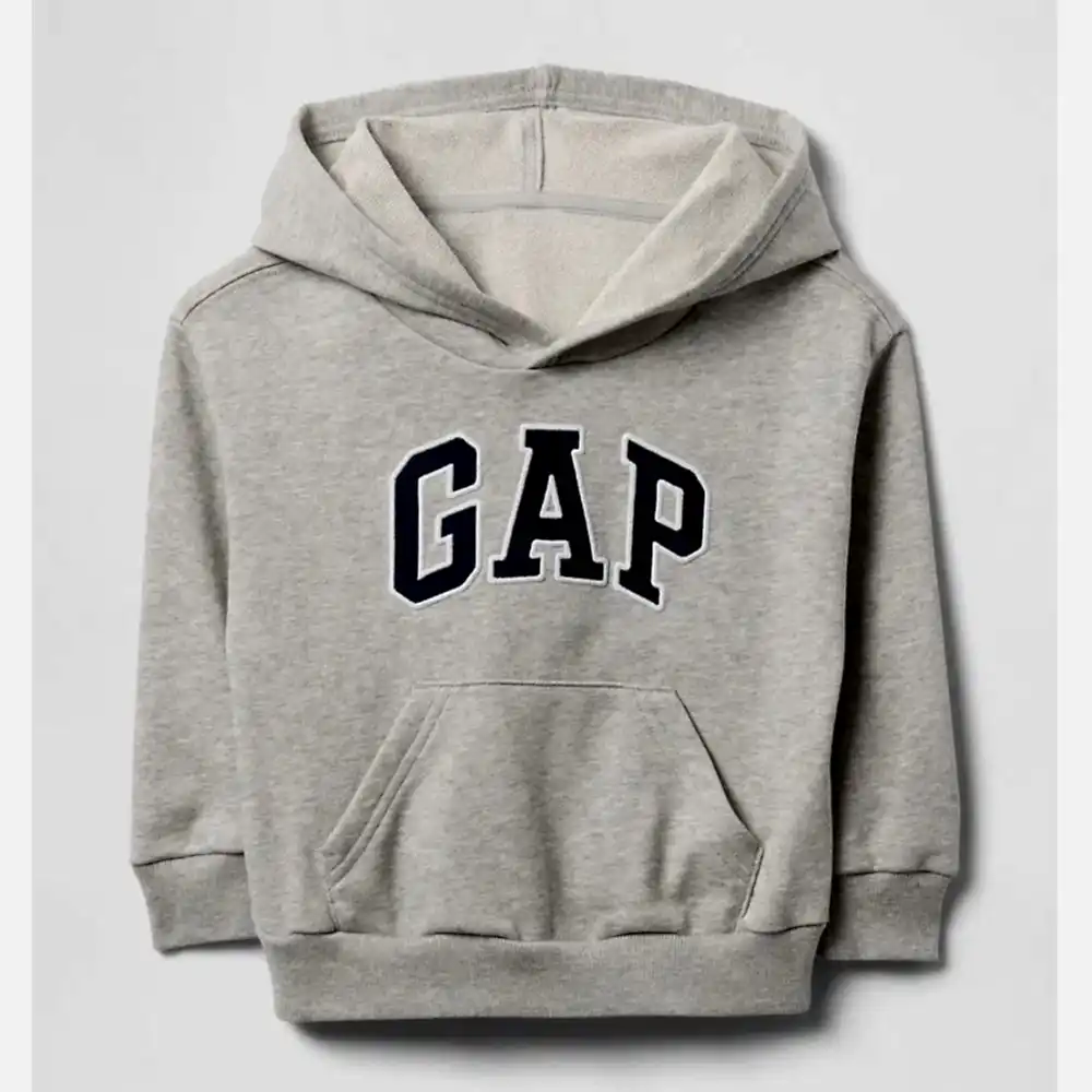GAP Logolu Erkek Bebek Relaxed Havlu Kumaş S-Shirt Gri