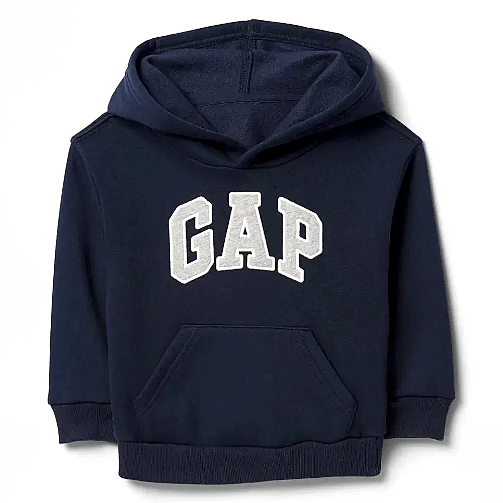 GAP Logolu Erkek Bebek Relaxed Havlu Kumaş S-Shirt Lacivert