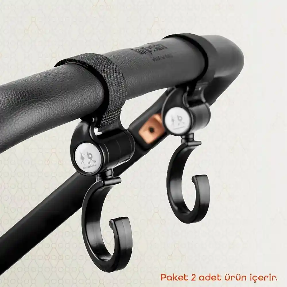 Gezenbebe 360 Derece Dönebilen Bebek Arabası Kancası