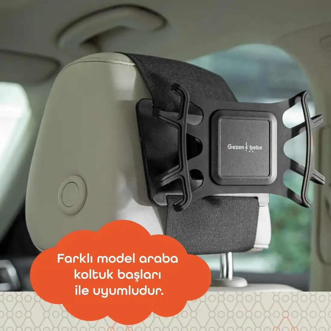 Gezenbebe Araç Koltuğu Tablet Tutucu