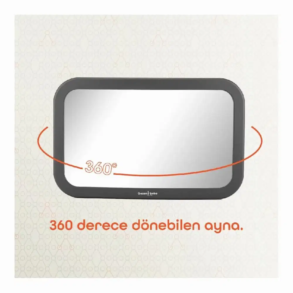 Gezenbebe Arka Koltuk Bebek Aynası