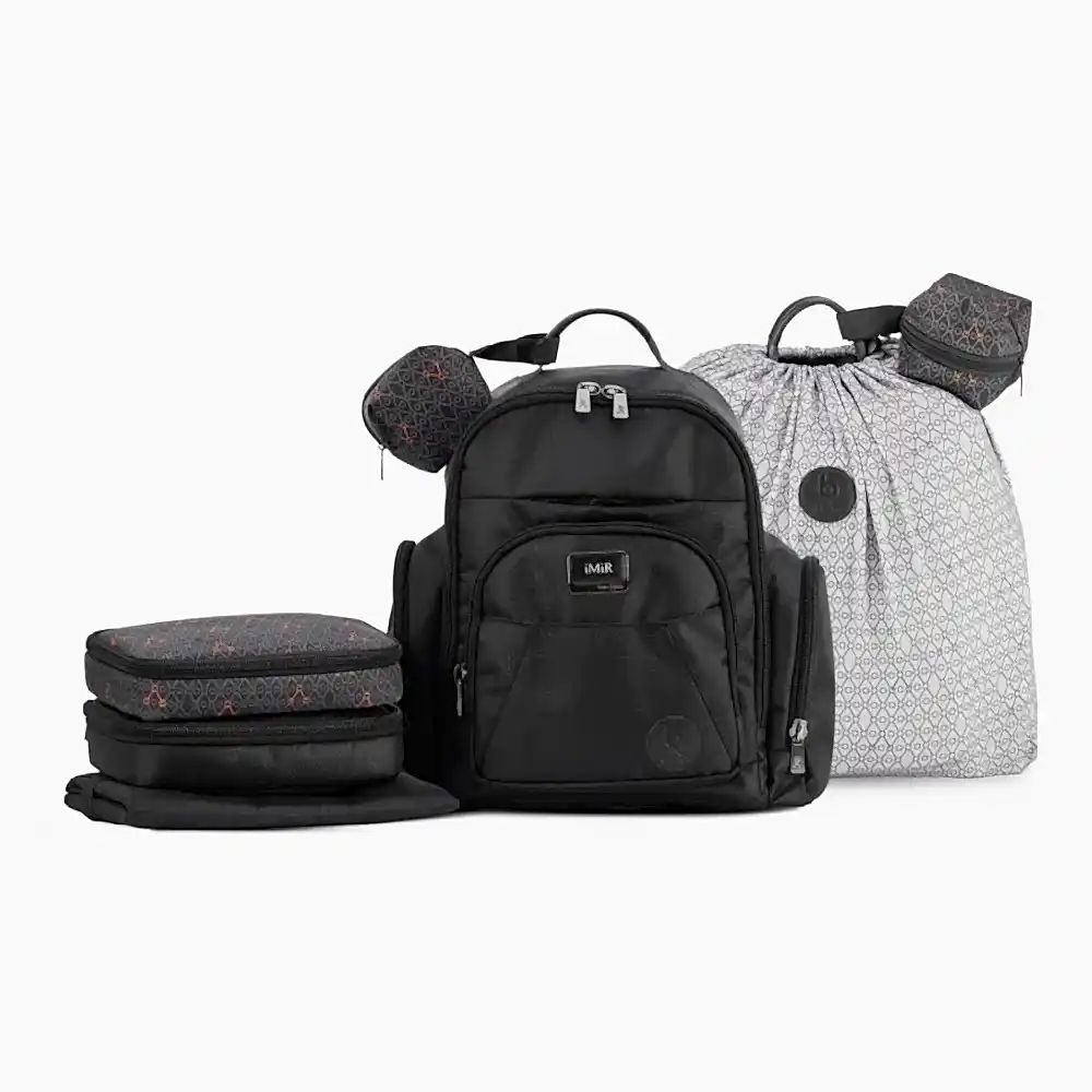 Gezenbebe Çok Fonksiyonlu Anne Bakım Çantası Siyah