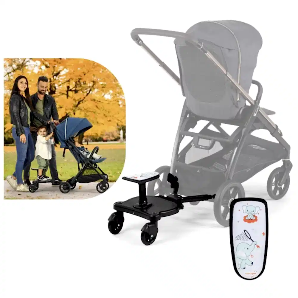 Gezenbebe Hero Bebek Arabaları İçin Oturaklı 2.Çocuk Aparatı Elephant