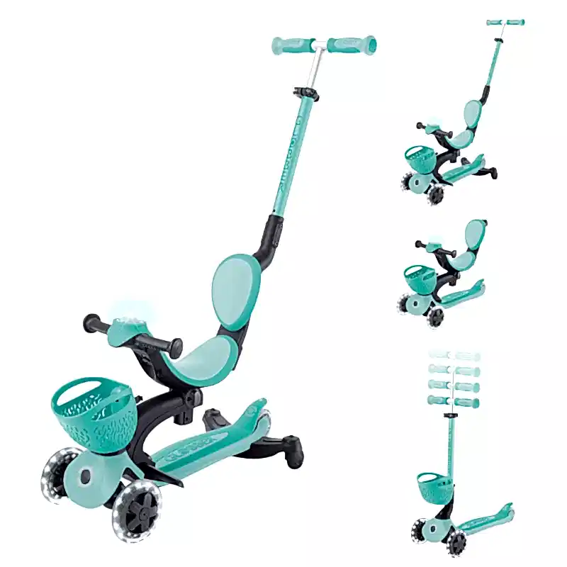 Globber Go Up Baby 360 Işıklı Scooter - Koyu Mint