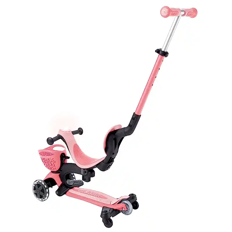 Globber Go Up Baby 360 Işıklı Scooter - Koyu Pastel Pembe