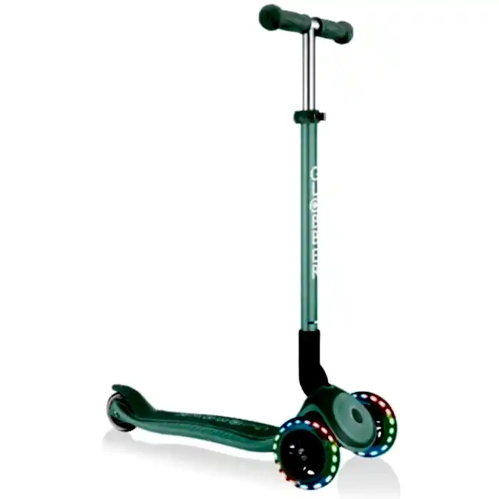 Globber Primo Plus Katlanabilir Işıklı Scooter - Mint Yeşili