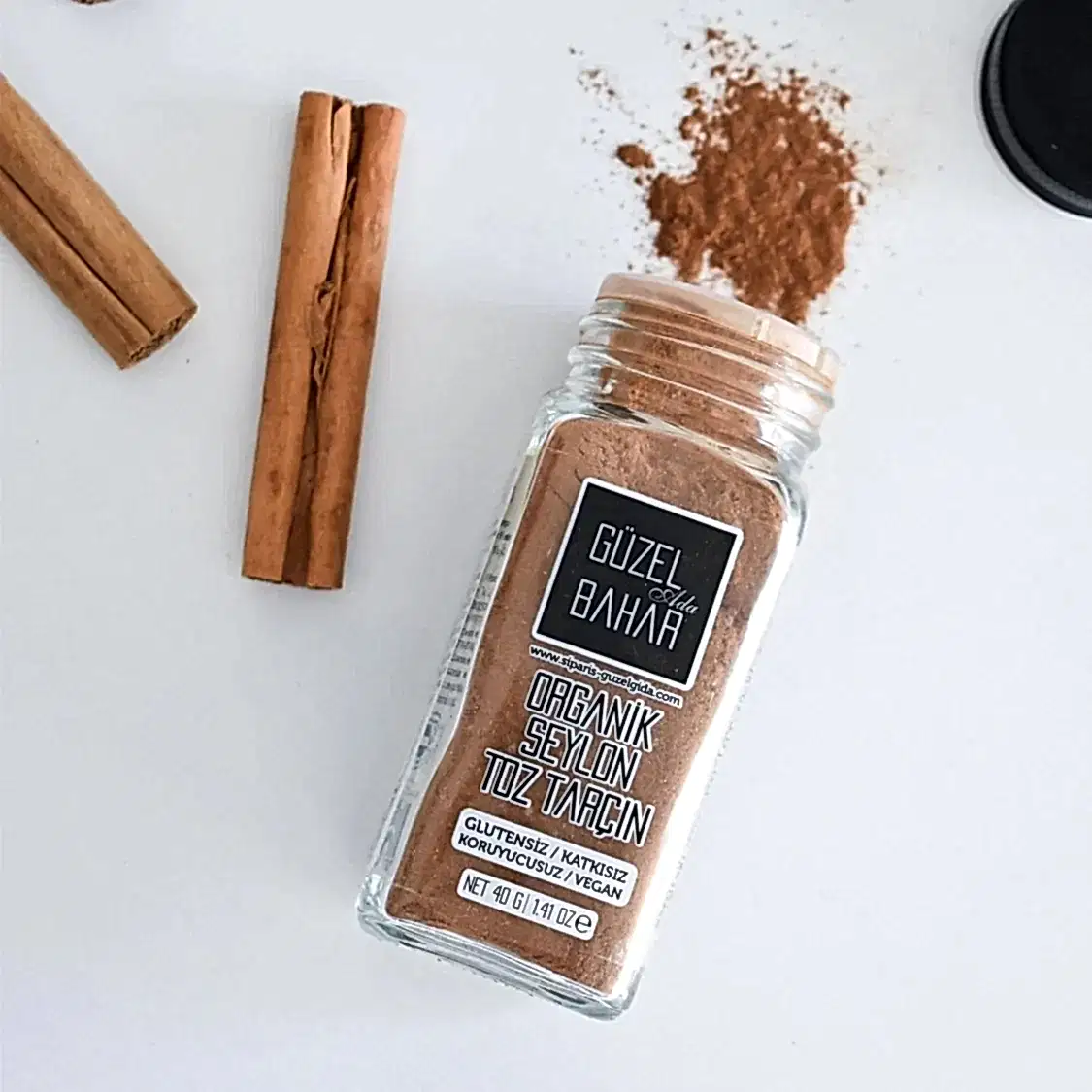 Güzel Gıda Organik Seylan Toz Tarçın 40 gr