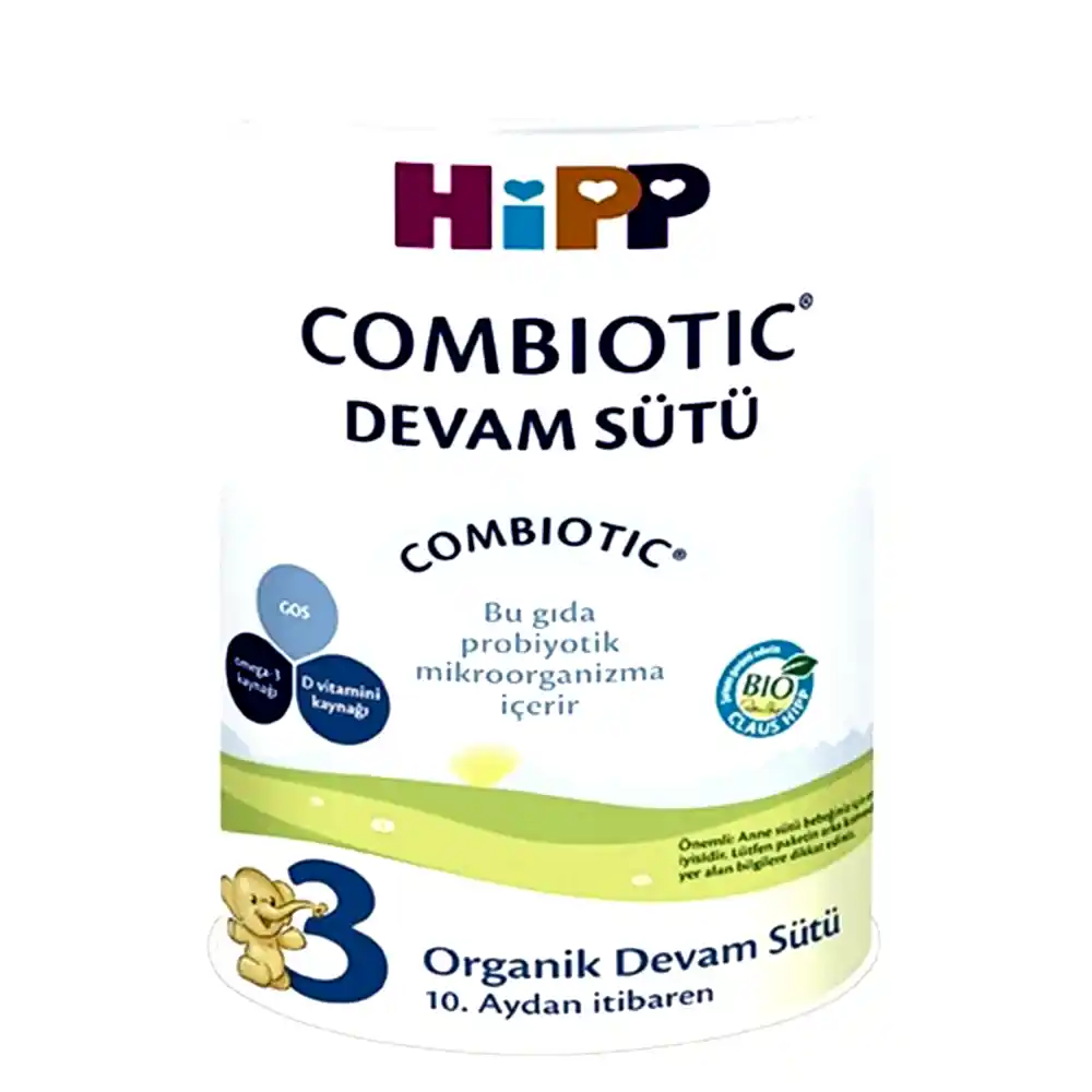 Hipp 3 Organik Combiotic Devam Sütü 350 gr STD