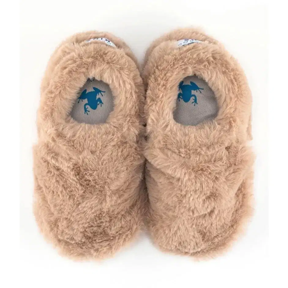 Hopfrög Furry Furry Bej Kürk Barefoot Patik Bej