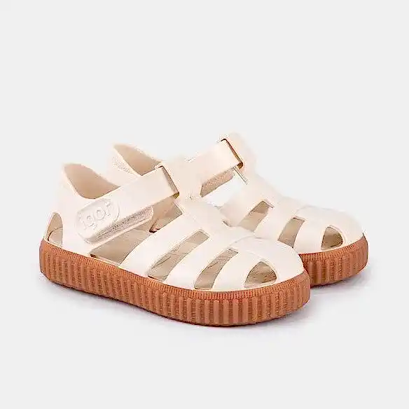İgor Yazlık Çocuk Sandaleti Nico Caramelo – Ivory Krem