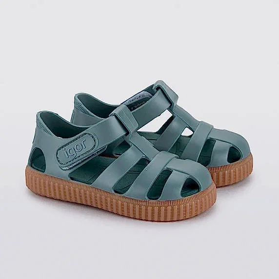 İgor Yazlık Çocuk Sandaleti Nico Caramelo – Sage Yeşil