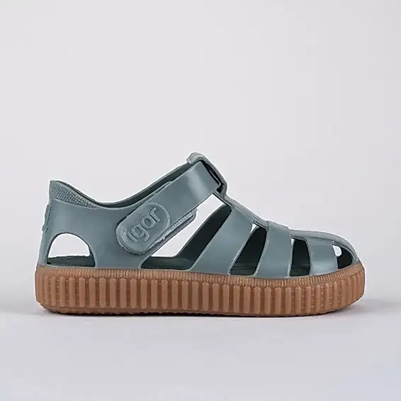 İgor Yazlık Çocuk Sandaleti Nico Caramelo – Sage Yeşil