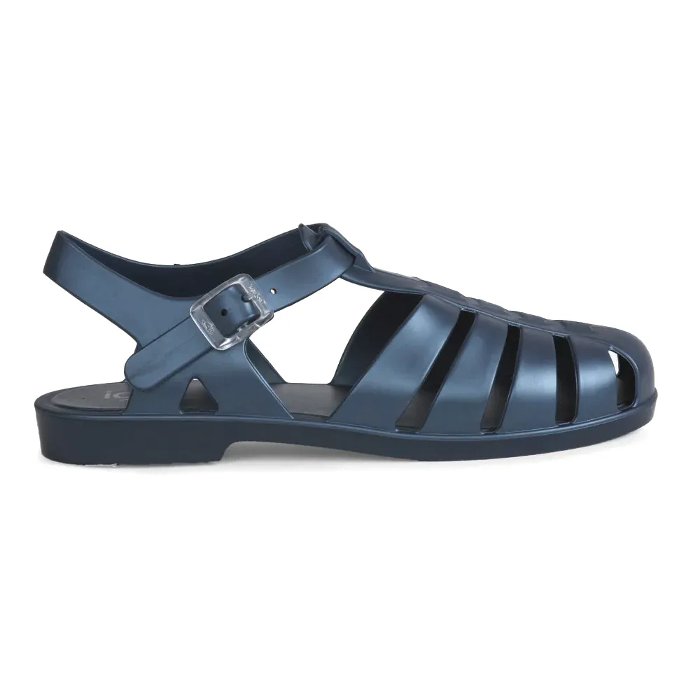 İgor Yazlık Kadın Sandaleti Biarritz Metal Marino Navy Lacivert