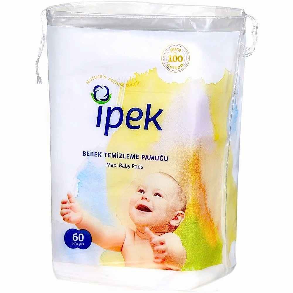 İpek Bebek Temizlik Pamuğu 60'lı STD