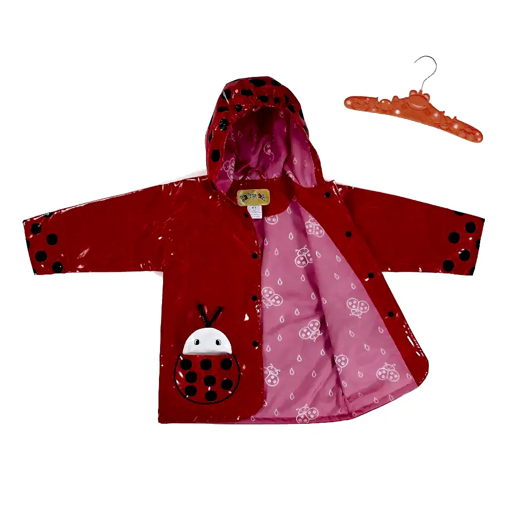 Kidorable Çocuk Yağmurluk Uğur Böceği Kırmızı