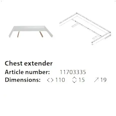 Kidsmill Marseille Şifonyer Uzatma STD