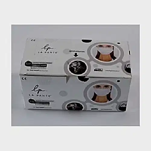 LA PANTE Lastikli Tek Kullanımlık 3 Katlı Telli Yetişkin Cerrahi Maske STD