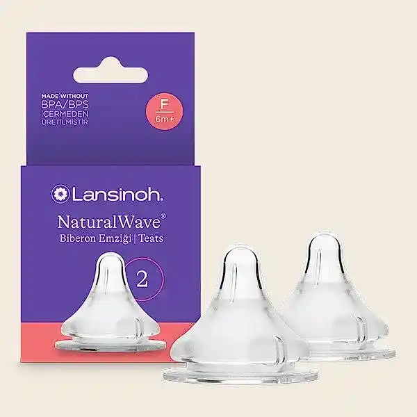 Lansinoh Natural Wave Biberon Emziği - Hızlı Akışlı STD