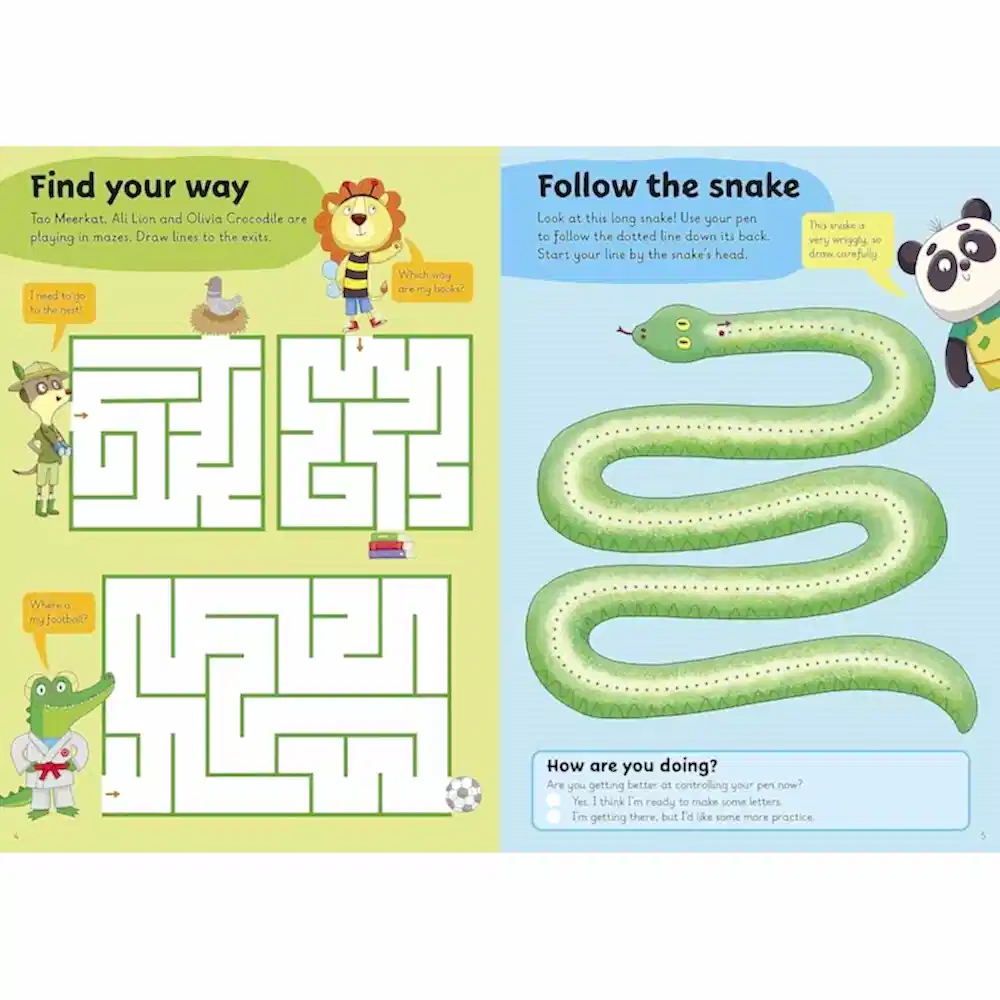 Letters Wipe-Clean Activity Book
