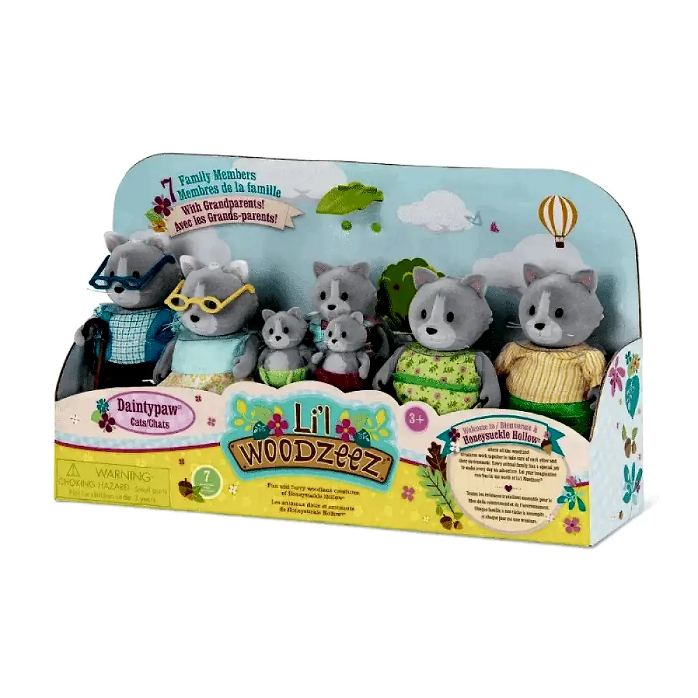 Li'l Woodzeez Gri Kedi Ailesi STD