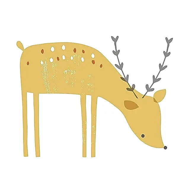 Lilipinso Bebek Odası Çıkartmalar XL Orman Geyiği STD