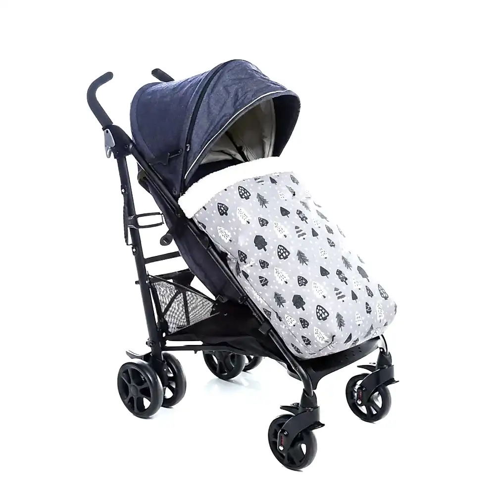 Mama Yoyo Welsoftlu Lastikli Puset Battaniyesi-Ağaç Desenli