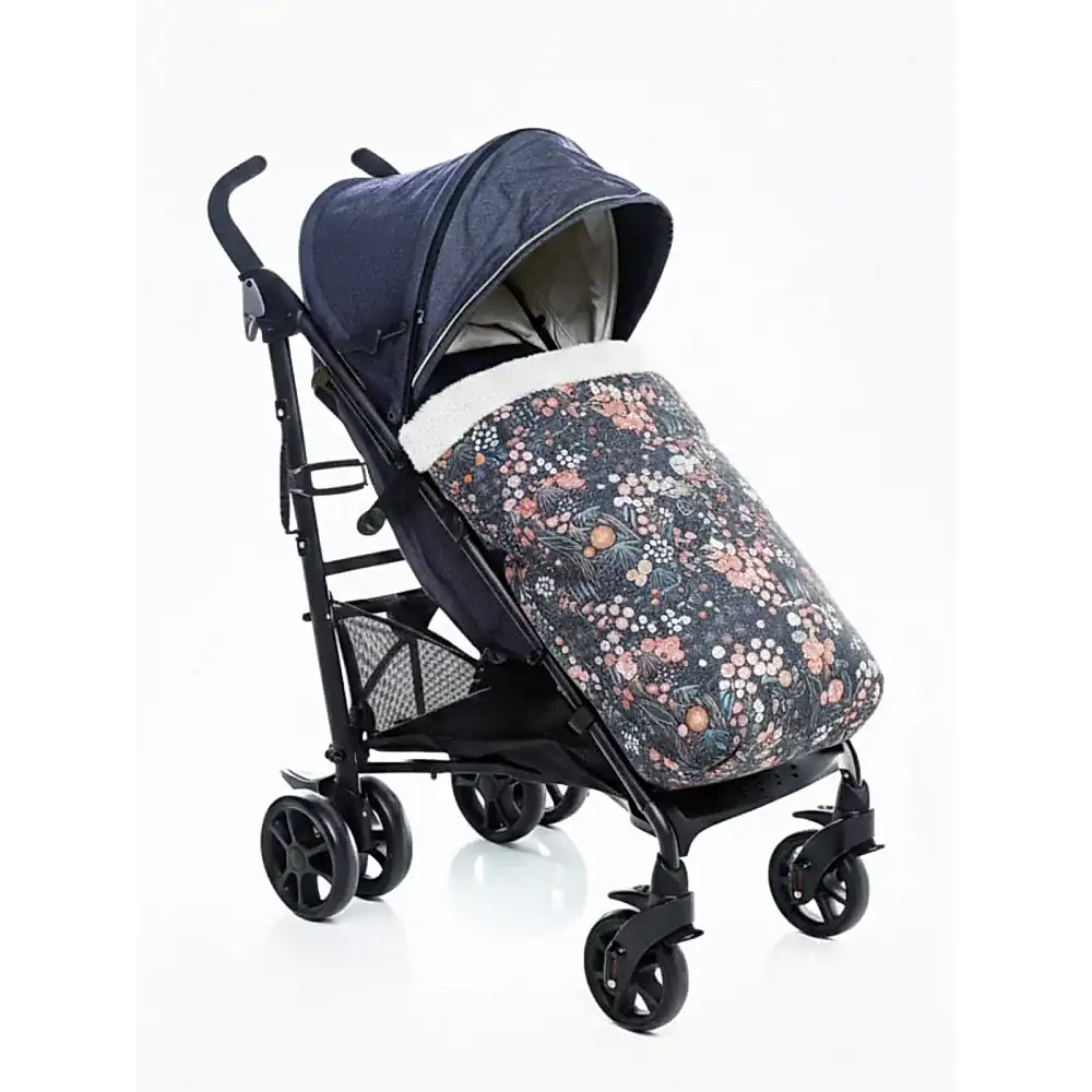 Mama Yoyo Welsoftlu Lastikli Puset Battaniyesi- Çiçek Desenli