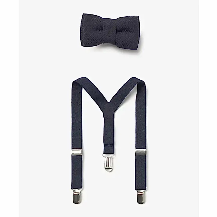 Mayoral Erkek Bebek Papyon Pantolon Askısı Set Lacivert