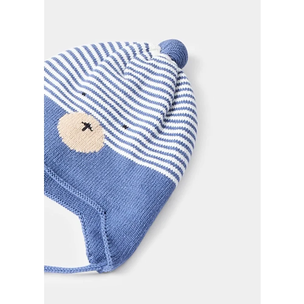 Mayoral Kışlık Erkek Bebek Eldiven Bere Set Mavi