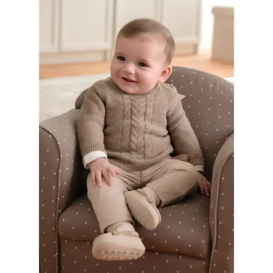 Mayoral Kışlık Erkek Bebek Kazak Kahverengi