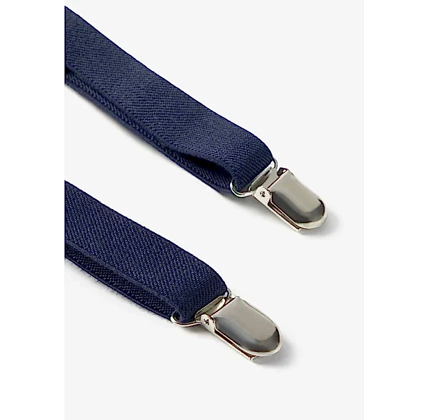 Mayoral Kışlık Erkek Bebek Şapka Papyon Askı Set Lacivert