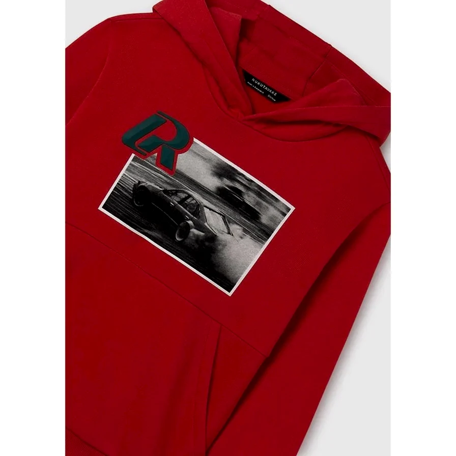 Mayoral Kışlık Erkek Kapşonlu S-shirt Turuncu