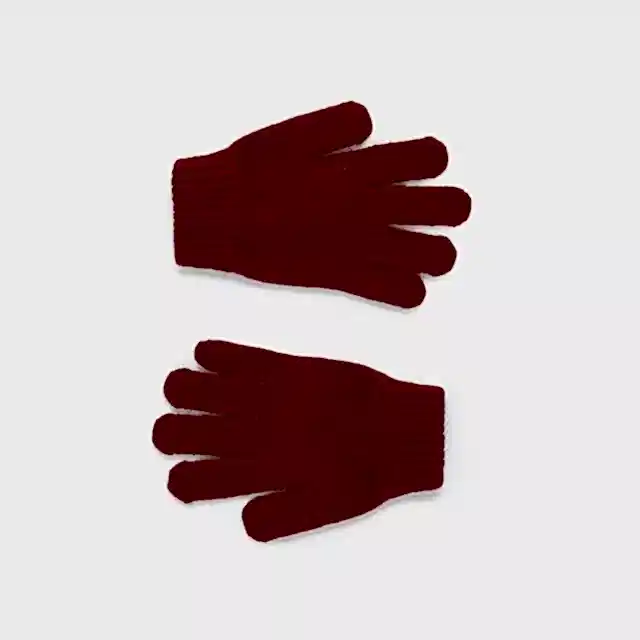 Mayoral Kışlık Erkek Örme Eldiven Bordo