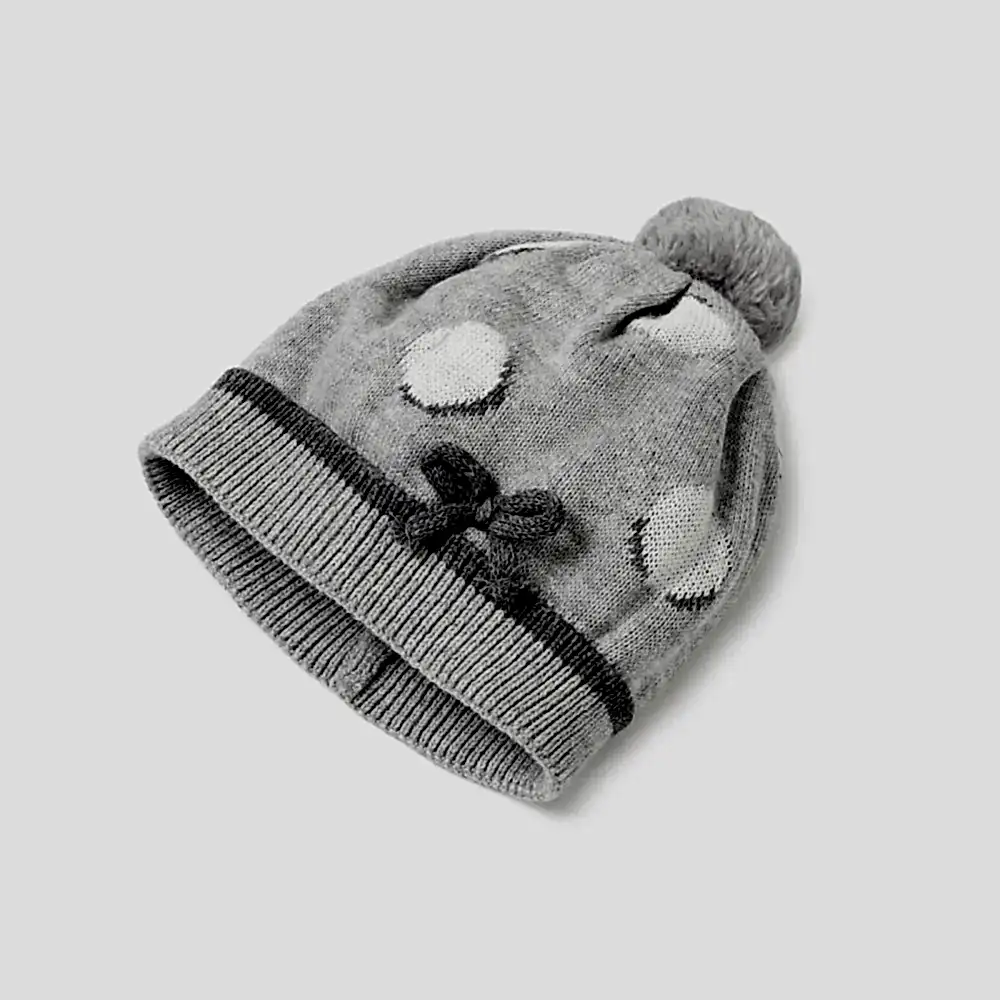 Mayoral Kışlık Kız Bebek Eldiven Bere Set Gri