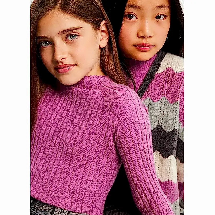 Mayoral Kışlık Kız Örme Balıkçı Kazak Mor