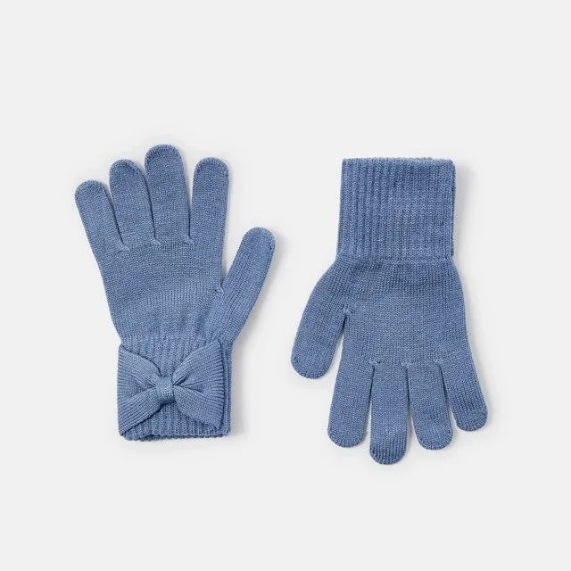 Mayoral Kışlık Kız Örme Eldiven Mavi