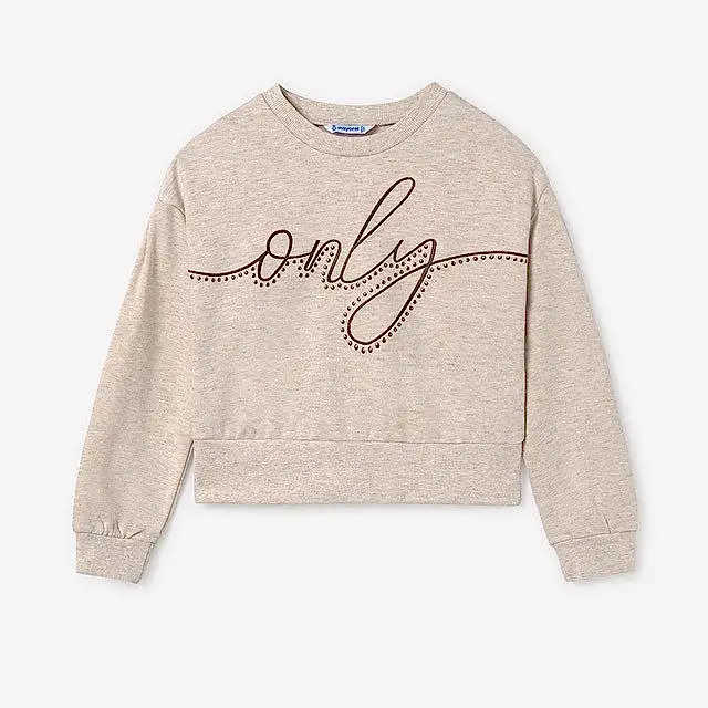 Mayoral Kışlık Kız S-shirt Bej