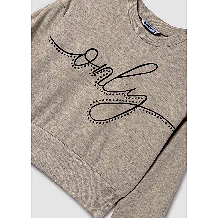 Mayoral Kışlık Kız S-shirt Bej