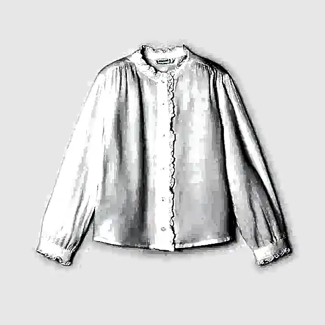 Mayoral Kışlık Kız Uzun Kol Bluz Ekru