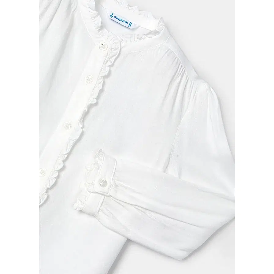 Mayoral Kışlık Kız Uzun Kol Bluz Ekru