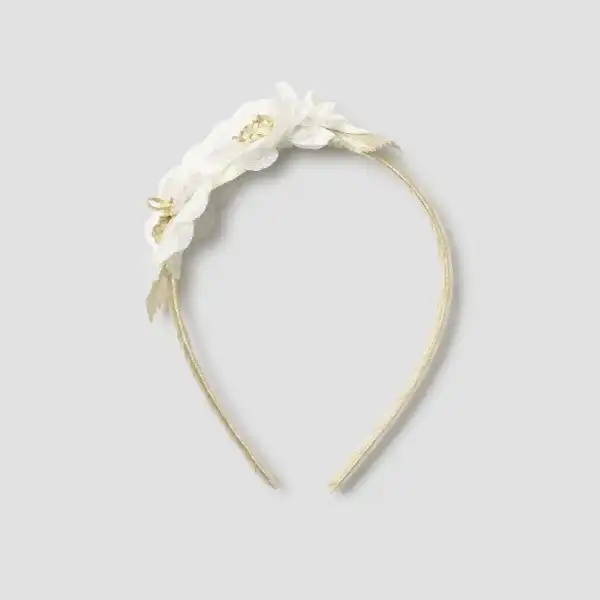 Mayoral Kız Bebek Saç Bandı Bej