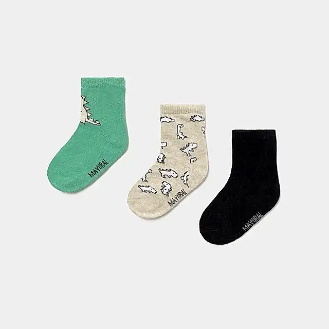 Mayoral Yazlık Erkek Bebek Çorap 3'lü Set Turkuaz