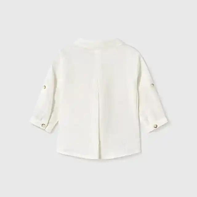 Mayoral Yazlık Erkek Bebek Gömlek Ekru