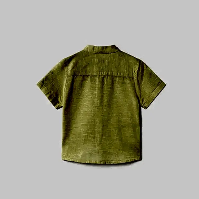 Mayoral Yazlık Erkek Bebek Keten Gömlek Sarı