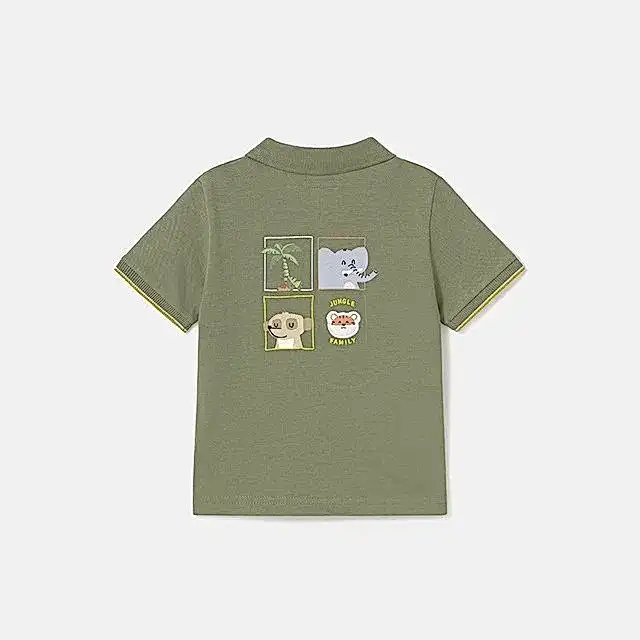 Mayoral Yazlık Erkek Bebek Polo Kısa Kol Bluz Yeşil